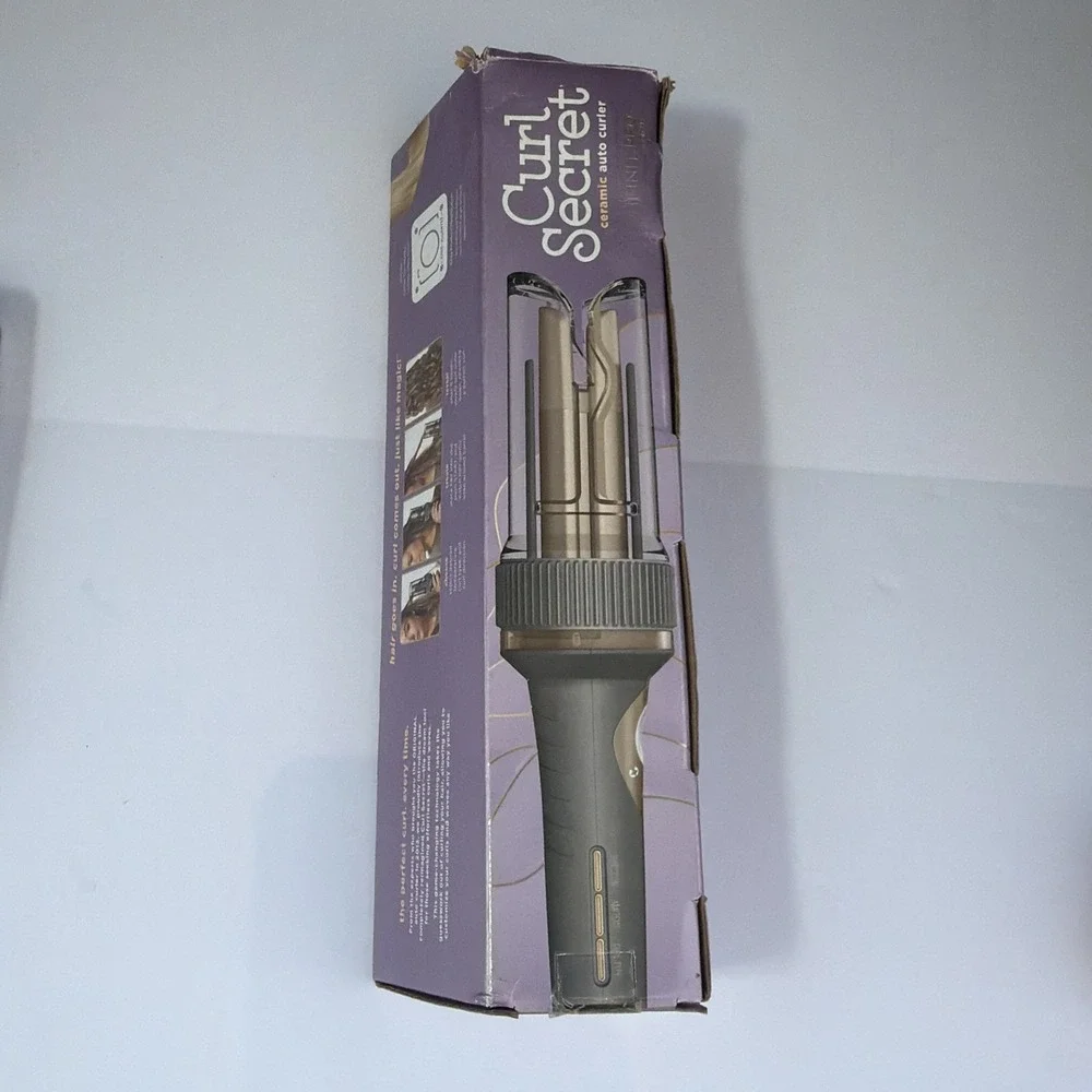 INFINITIPRO CONAIR Curl Secret Ceramic Auto Curling Iron 1 1/4 inch Barrel